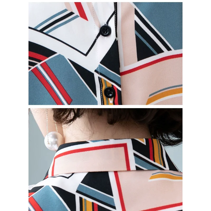 Printed Shirt for Women Long Sleeves Fashionable and Stylish Top.