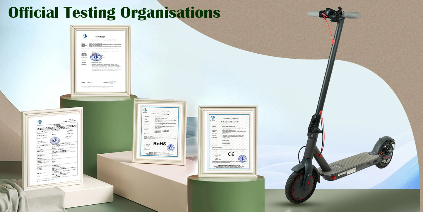 ATSANT TS07 Electric Scooter 600W 36V 10.5ah 31KM/H 35KM Long Range 8.5Inch Tyres with Shock Absorption Turn Signal Escooter.