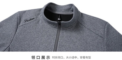 Plus Size 6XL 7XL Men's Sportswear Casual Cotton Tracksuits Men Sets Outwear Jacket+Sweatpant Joggers Running Winter Sports Suit