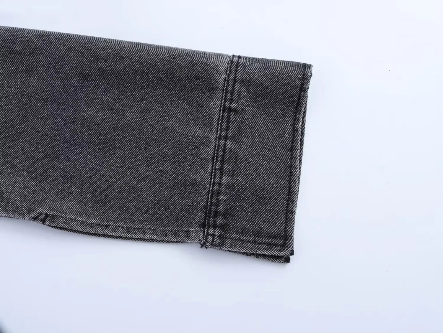 2024 Autumn Jeans Sets Women Turn-down Collar Casual Top Fashion High Waist Streetwear Female Denim Pant Two Piece Set.