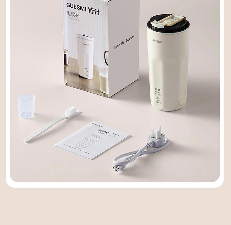 350ml Mini Soy Milk Machine Electric Juicer Blender Multifunctional Wall Breaking Machine Soybean Milk Maker Breakfast Machine