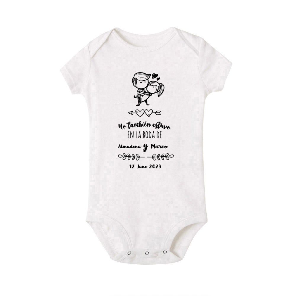 Personalisierter Baby-Body „I Also Attended The Wedding“, individueller Name, Baby-Overall, Hochzeit, Kleinkind, Kleinkind, Junge, Mädchen, Strampler, Outfits.