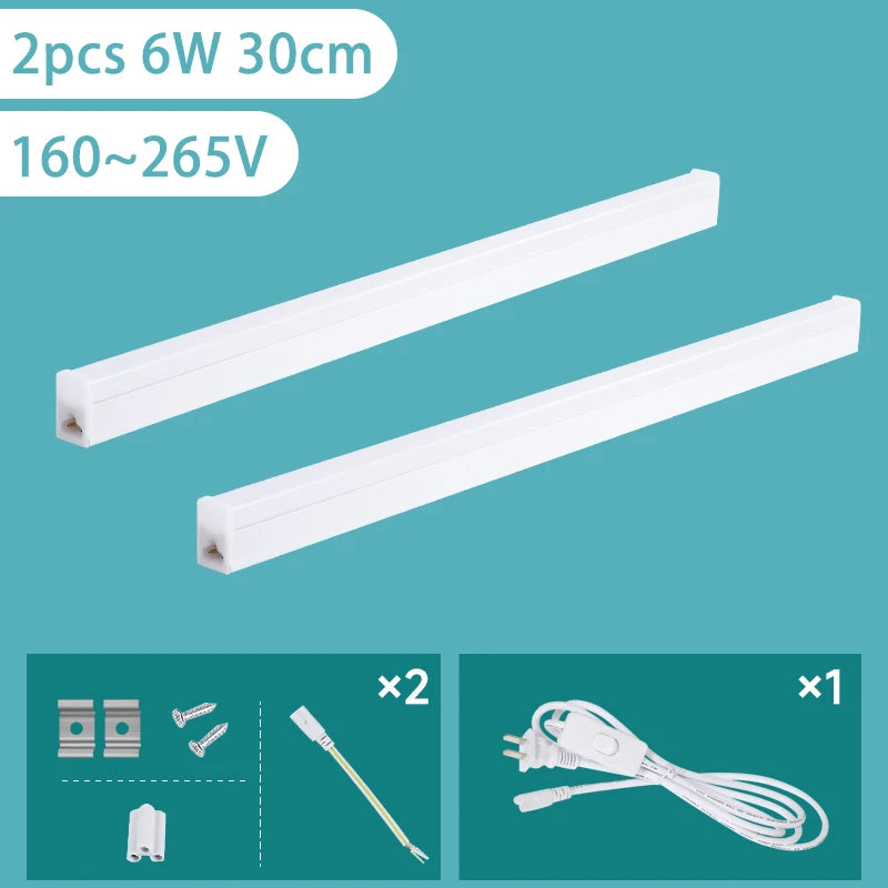 Super Helle Küche Licht Unter Schrank Lichter 20W 10W 6W Led-leuchten Für Küche 220V 110V Küche Beleuchtung Led Rohr Licht