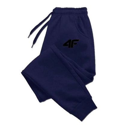 4F Men's Creativity Printed Jogging Pants, Fitness Joggers, Running Pants, Training Sport Trousers, Sportswear Sweatpants,.