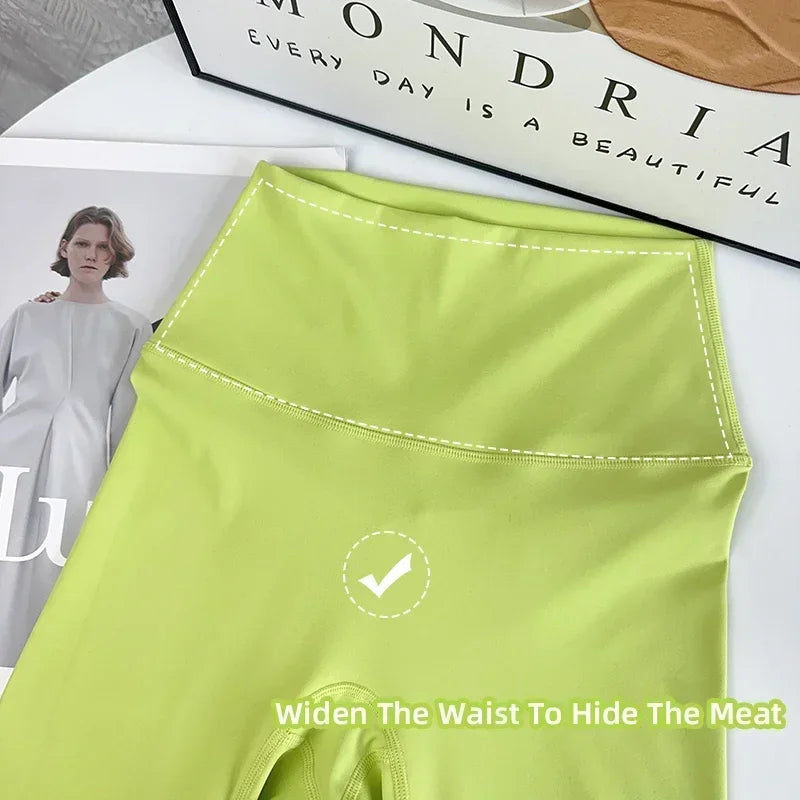 Hot Sale Fitness Female Leggings Running Pants Naked feeling Leggings High Waist Push Up Sport Women Fitness Running Yoga Pants.