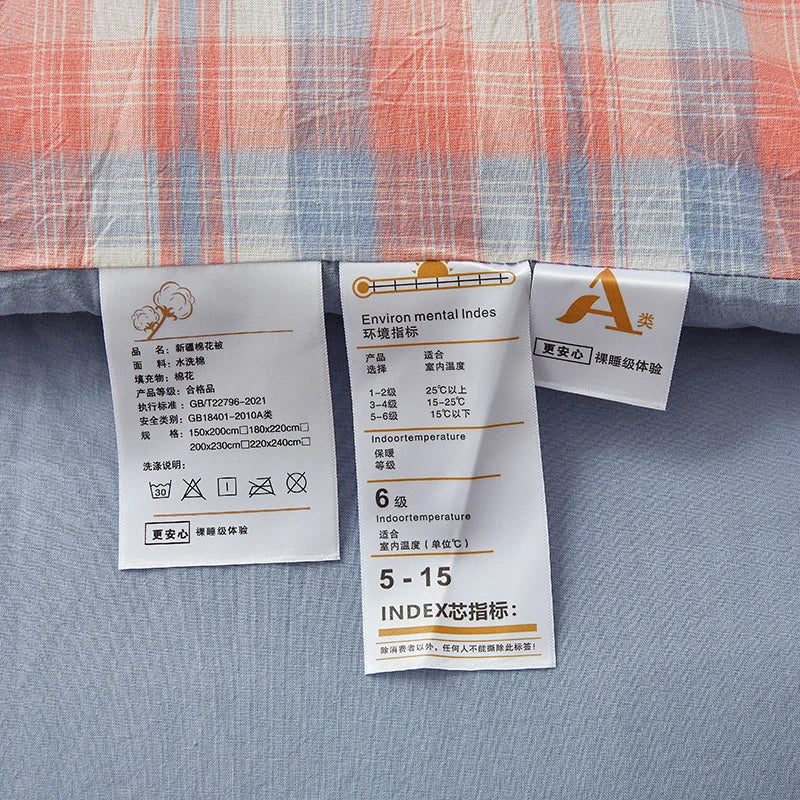 Quilt cotton queen Fall double bed comforters Quilt with cover washable Winter blanket Duvet 220x240 nordic duvet bed 150