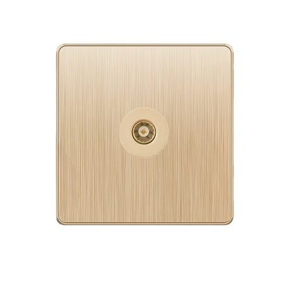 Gold 13A UK Stecker USB Steckdose, Haushalt elektrische licht schalter, universal 5 loch Dual Buchse mit USB Ladegerät, AC110-250V