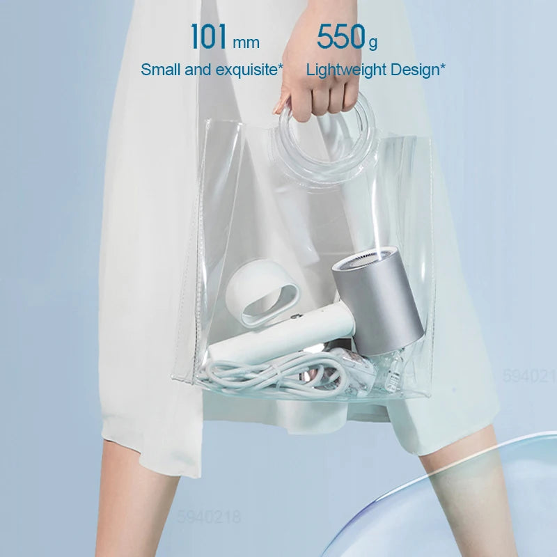 XIAOMI MIJIA H500 Water Ion Hair Dryer,Professional Negative Ionic Blow Hair Dryer,3 Temp & 2 Speed,220V CN Version With Adapter