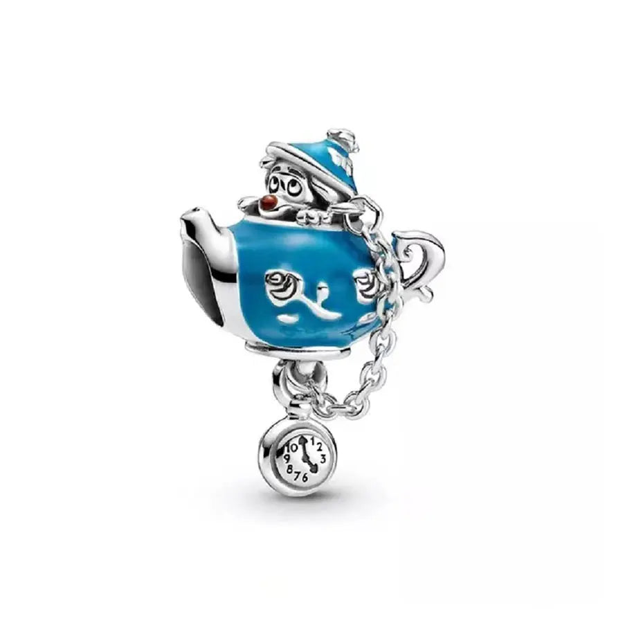 100% 925 sterling silver Disney 100th anniversary charm beads suitable for original DlY bracelet, women's fashion gift