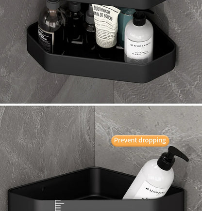Badezimmerregal Badezimmer Make-up Shampoo Organizer Aluminium Badezimmer Organizer Duschregal Badezimmerzubehör
