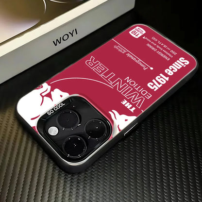 Fashion Red Phone Case For ins B-Bulles Phone Case For iPhone 16e 16 15 14 13 12 11 mini Pro Max X XR XSMAX Plus Anti Back Cover