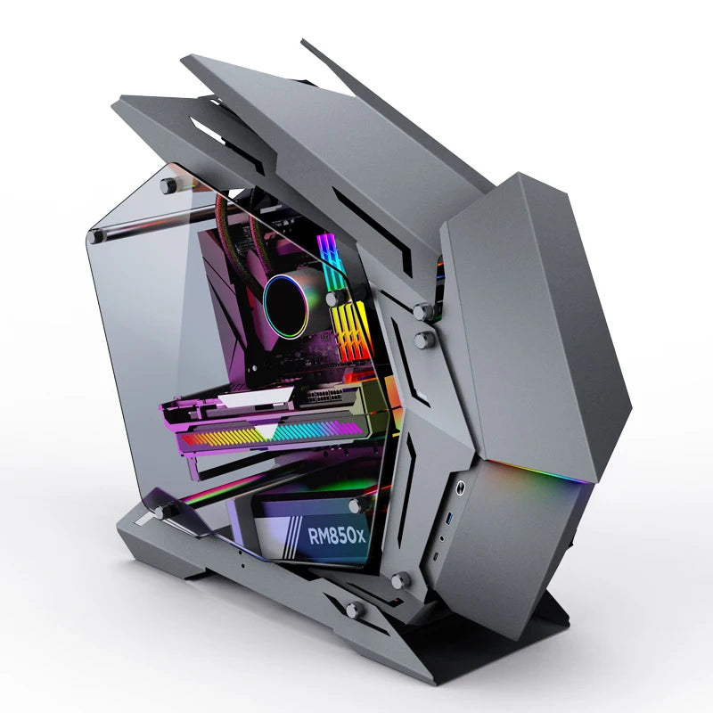 Jonsbo MOD3 MINI E-sports Case MATX/ITX Computer Game Chassis 5V ARGB Lamp Effect ATX PSII Power Support Special-shaped Chassis.