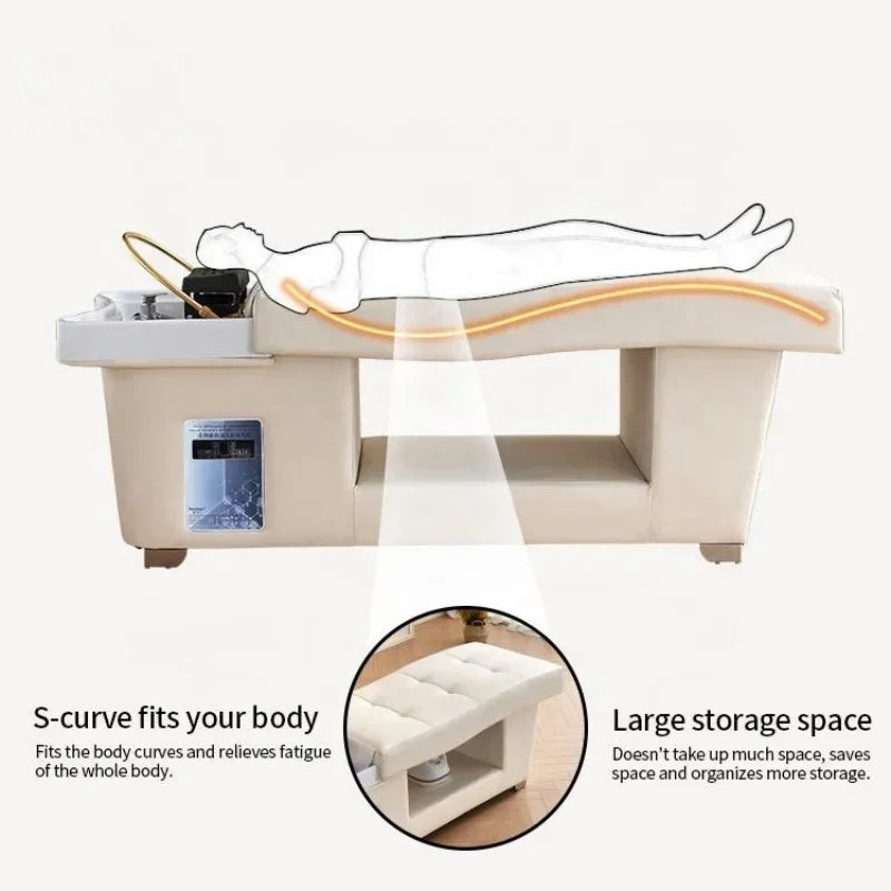 XinSheng Shampoo-Bett, Friseursalon, Betten, Kopf, SPA, Begasungsmaschine, Massagetisch, Freizeit- und Gesundheitsgeschäft, kommerzielle Möbel