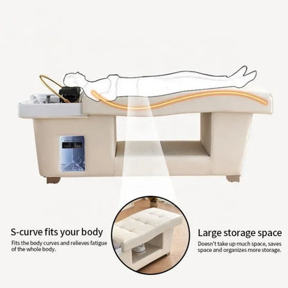 XinSheng Shampoo-Bett, Friseursalon, Betten, Kopf, SPA, Begasungsmaschine, Massagetisch, Freizeit- und Gesundheitsgeschäft, kommerzielle Möbel