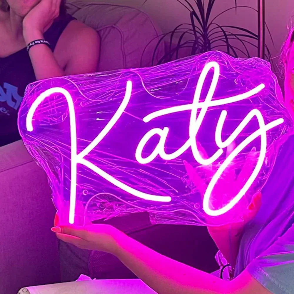 Custom Name Neon Sign Personalized Dimmable Neon Light Sign Christmas Birthday Gifts Boy Girl Bedroom Decor Wall Hanging Neon.