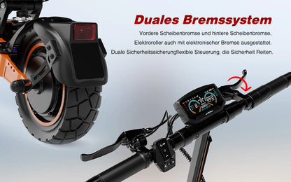 RCB electric scooter D7/D7 PRO ABE (premium version), NFC/ Turn Signal/APP, 500W Motor Peak 1600, 3 Speeds E Scooter for Adults.