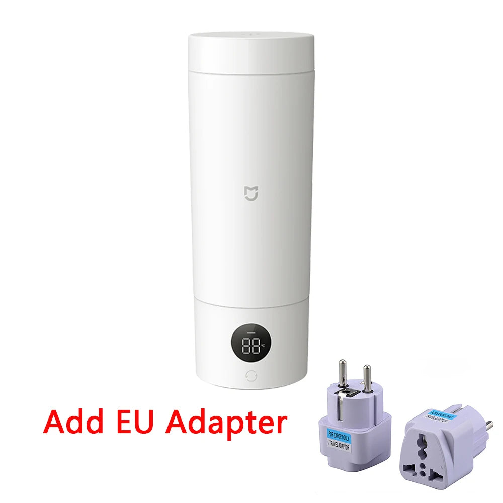 NEW XIAOMI Mijia Portable Electric Kettle 2 Thermos Cup Fast Water Boiler 350ml Smart Temperature Insulated Kettle Travel - CN