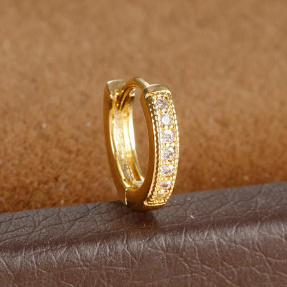 1Pc Stainless Steel Small CZ Hoop Cartilage Earrings Tiny Cross Tragus Rook Daith Earring Tragus Helix Rook Ear Piercing Jewelry