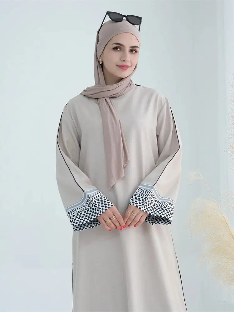 Ramadan Eid Plain Modest Abaya Dubai Muslim Islam Kaftan Dress Abayas For Women Kebaya Caftan Marocain Vestidos Robe Musulmane.