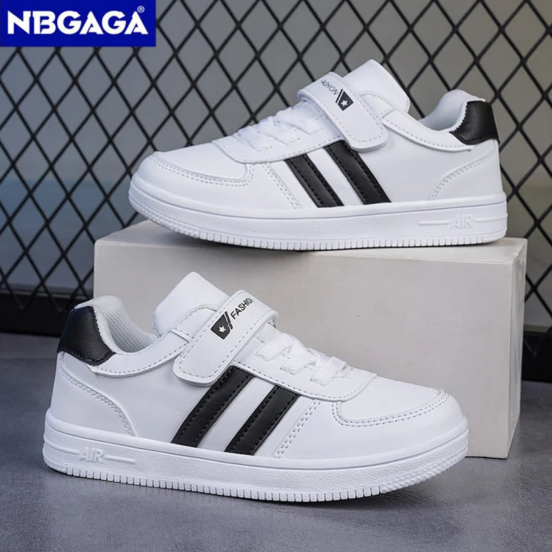 Boy Kids Sneakers White Shoes for Girls Sport Tenis Casual Children School Walking Running Shoes Non Slip Size 28-39.