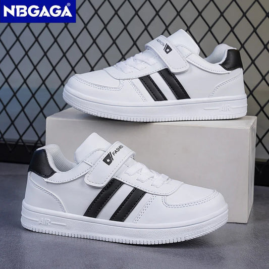 Boy Kids Sneakers White Shoes for Girls Sport Tenis Casual Children School Walking Running Shoes Non Slip Size 28-39.