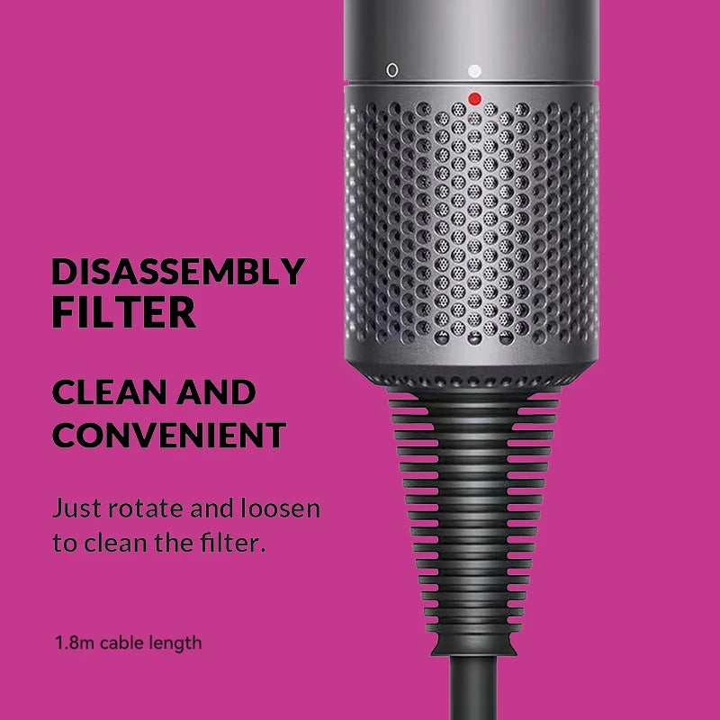 Diffuser Hairdryer Ionic Professional Electric Hair Dryer Heat Leaf Blow Drier With Diffuser 5in1 Ion Leafless Air Blower Woman.