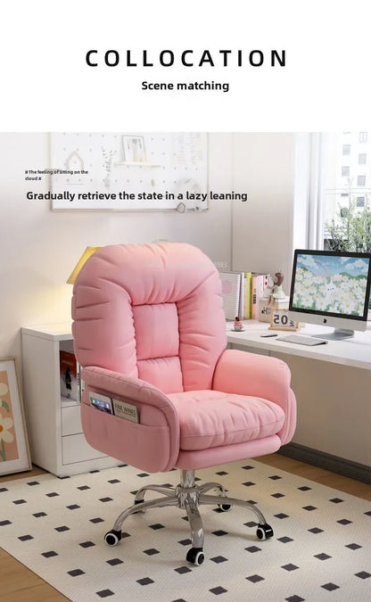 Heimcomputerstuhl, bequem, sitzend, Arbeitszimmer, Büro, Schlafsaal, Schlafzimmer, faules drehbares Sofa