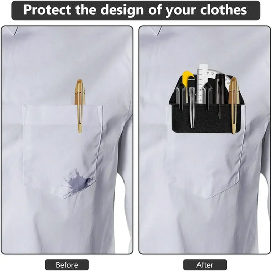 Leder Stift halter Stifte Taschen schutz Stift halter Organizer Beutel Stift hülle für Hemd Labor kittel Hose Zeiger Bleistift Notizen Karte.