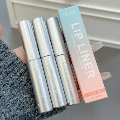 Waterproof Lip Liner Peel Off Tattoo Lipgloss Waterproof Long Lasting Matte Lip Tint Brown Contour Tear-off Lips Stain Cosmetic.