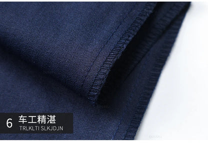 2025 Spring Autumn New Men's Straight Casual Pants Business Fashion Khaki Grey Red Black Solid Color Trousers Plus Size 38 40