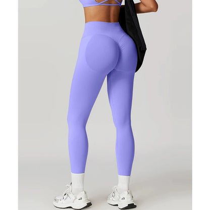 Women's High Waist Yoga Leggings Seamless High Stretchy Butt Lifting Breathable Sports Pants for Women Gym Leggings.