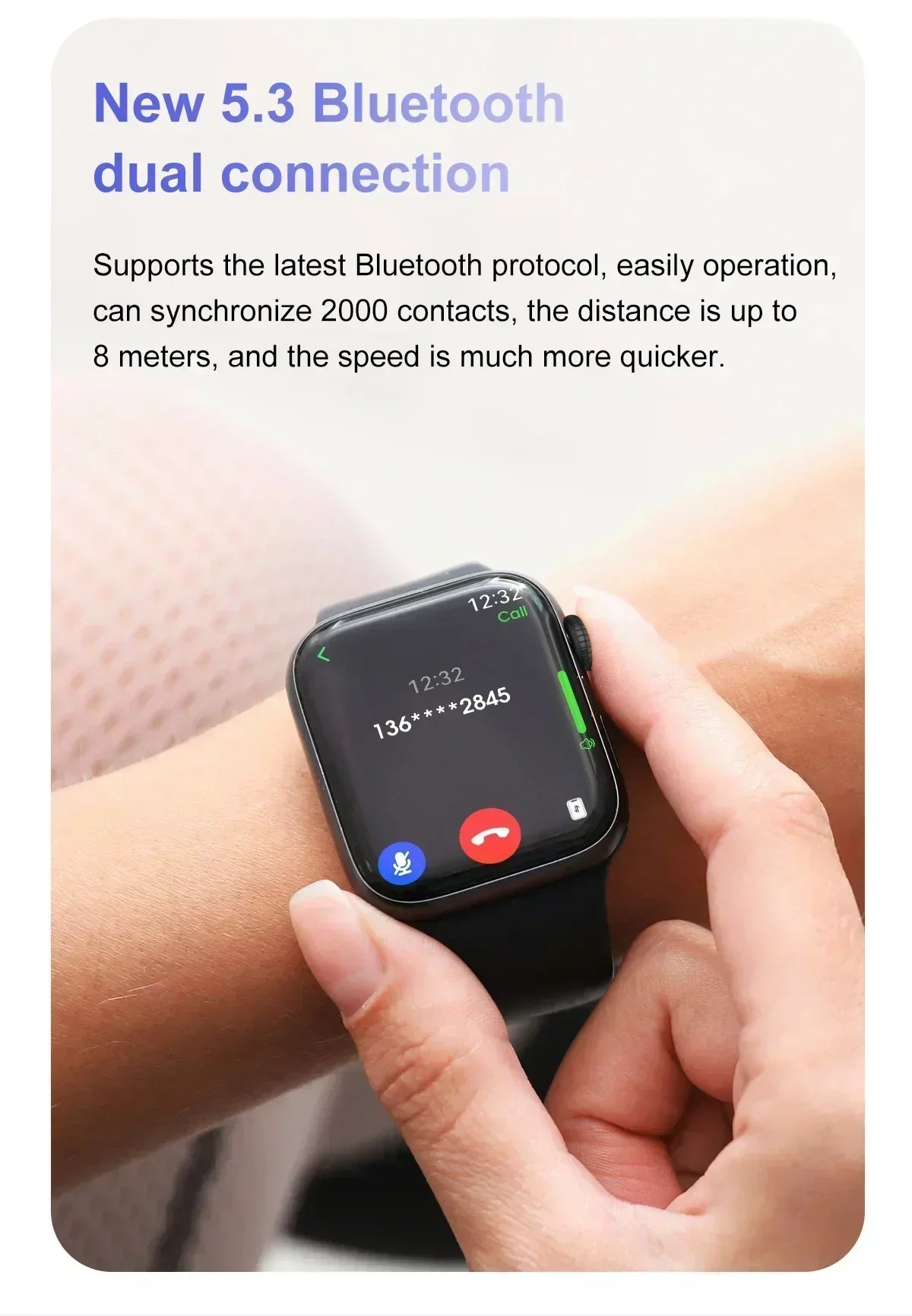 New Watch Series 10 Mini For Apple Watch 10 SmartWatch Men 3D Surround Music Video NFC Bluetooth call smartwatch For Android l0S.