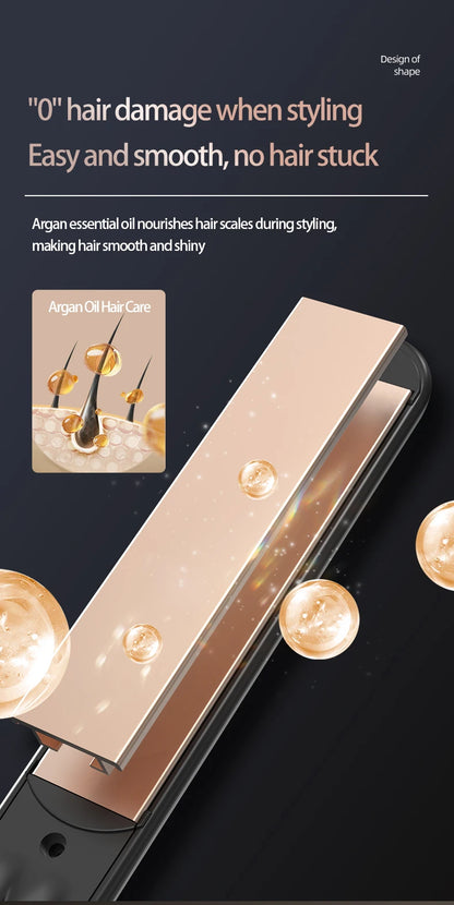 Hot Comb Straightener Curler Dual Purpose, Negative Ion Essential Oil Hair Care Professional And Safe Hairdressing Equipment