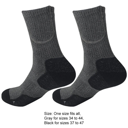 Unisex Thermal Insulated Socks Washable Electric Thermal Socks Elastic Thickened for Outdoor Sports Skiing.