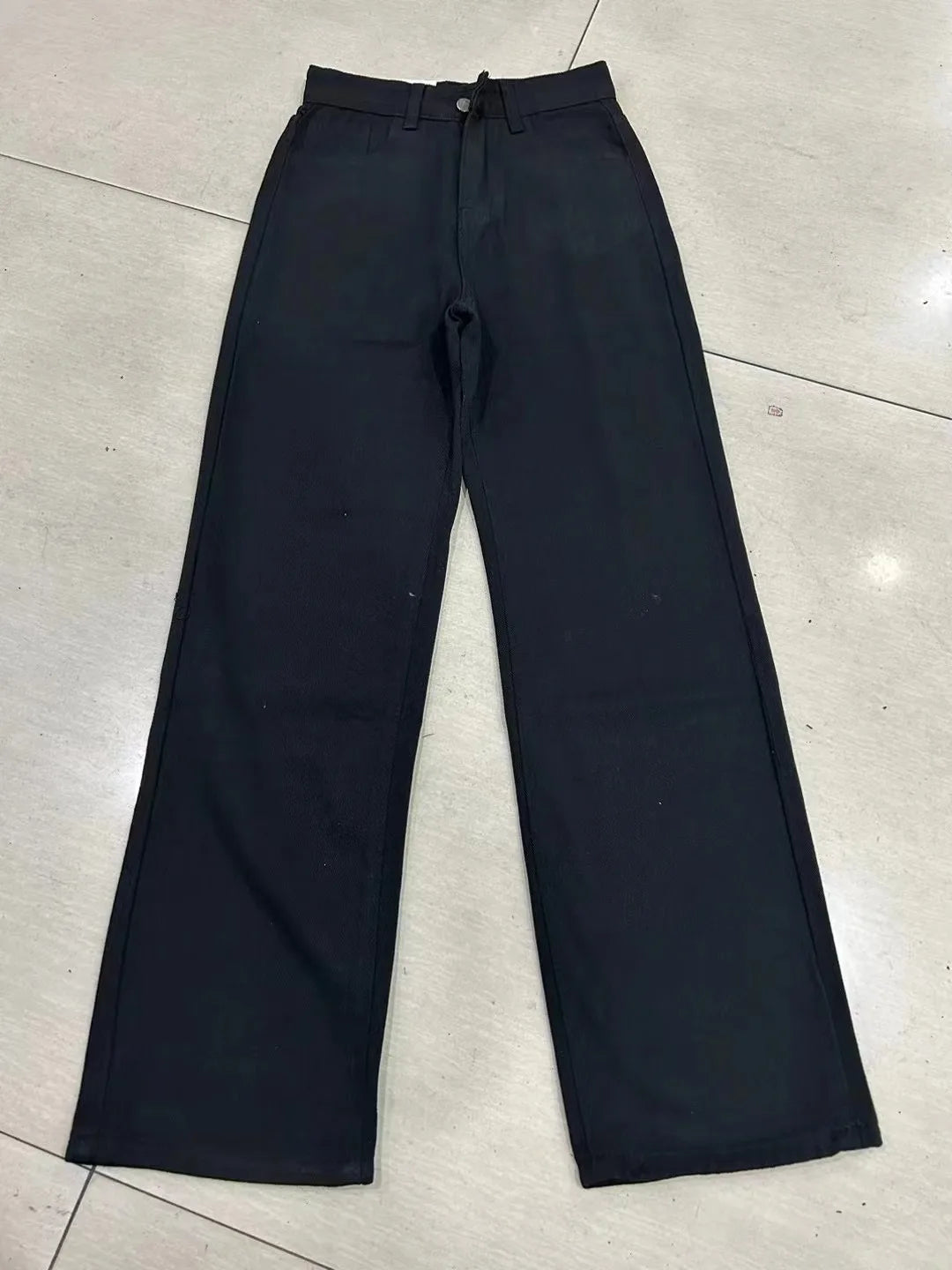 Women's Hot Sale High Waist Stretch Washed Denim Fashionable Straight Jeans Women's Pants women jeans black pants woman clothing.