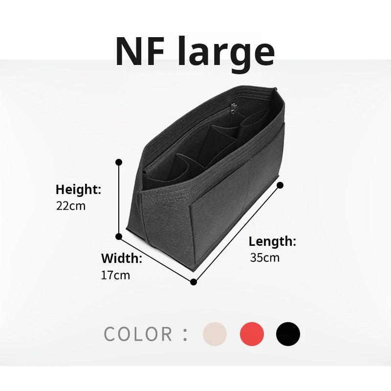 Purse Organizer Insert for Handbags, Felt Bag Organizer for Tote & Purse, Tote Bag Organizer Insert, for lv neverfull