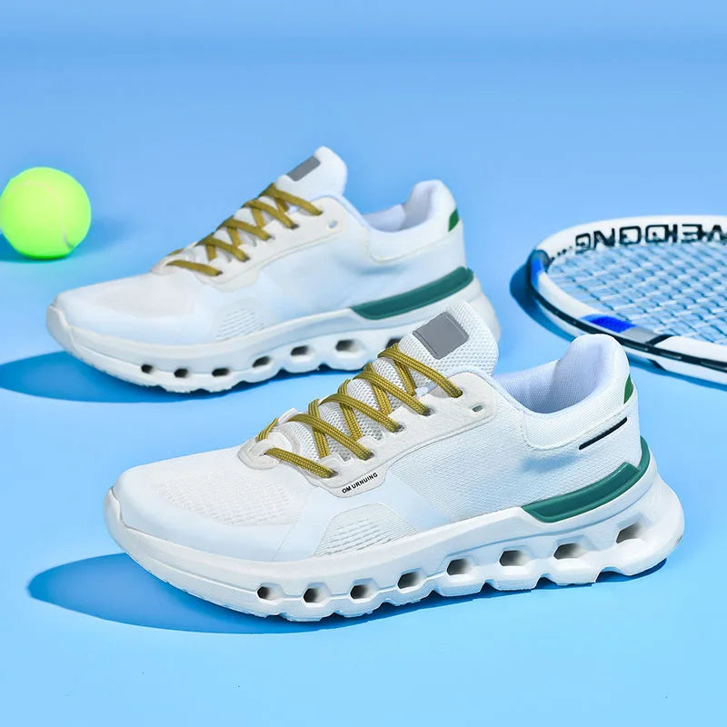 2025 Summer Cushion Men's Running Shoes Breathable Mesh Brand Sneakers Men Jogging Shoes Lightweight Non-Slip Men Athletic Shoes.