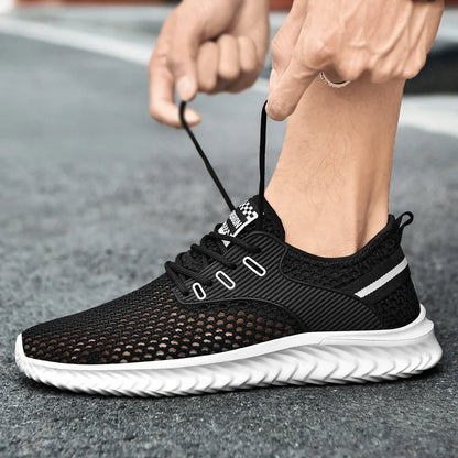 Sommer Herren Sneakers atmungsaktive und leichte Herren Casual Tennis Sneakers Hollow Mesh Herren Laufschuhe Tenis Masculino