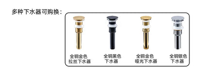 Farbiges, transparentes Badezimmerwaschbecken aus gehärtetem Glas, Hotel, modernes Aufsatzwaschbecken, Waschbecken mit Wasserfall-Wasserhahn, 49 x 35 x 13 cm