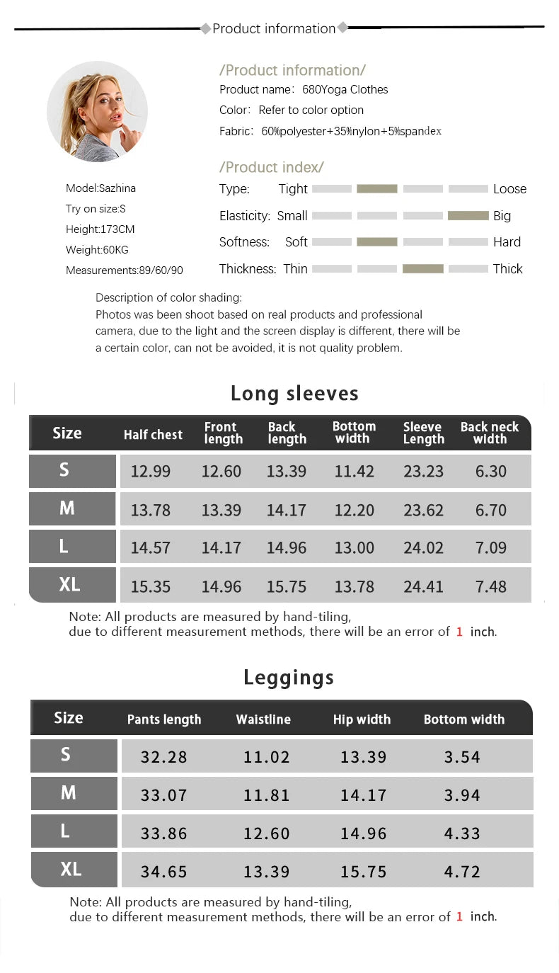 Women Yoga 2 Pieces Workout Outfits Seamless High Waist Leggings Sports Crop Top Running Clothes Sets.