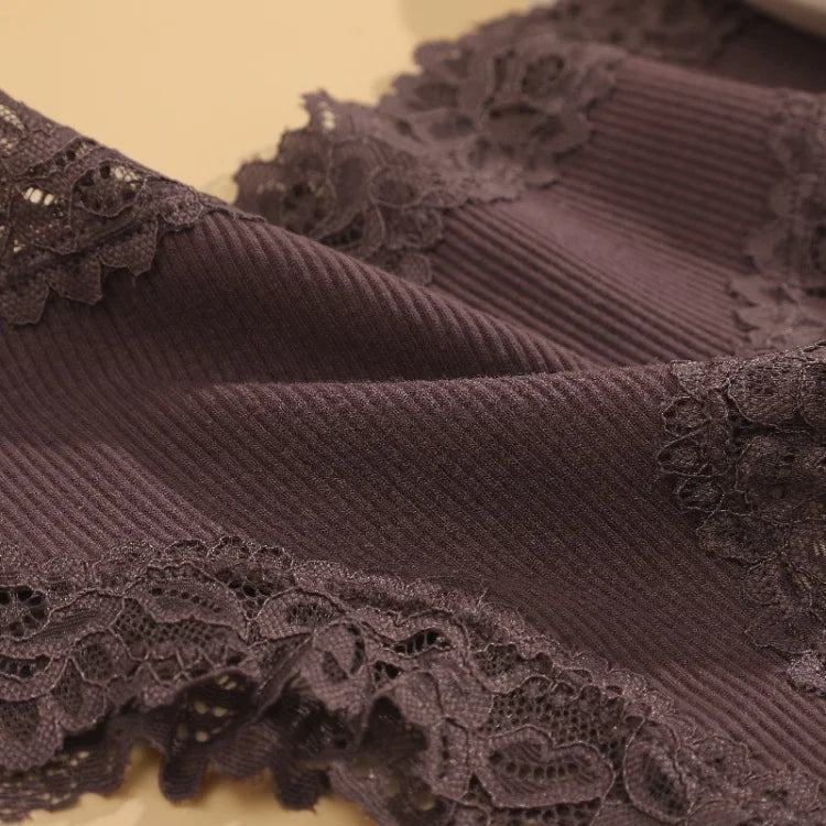 11PCS Women Lace Cotton Panties Seamless Brazilian Panties Sexy Low-Waist T-Back Bikini Female Breathable Underwear Lingerie.