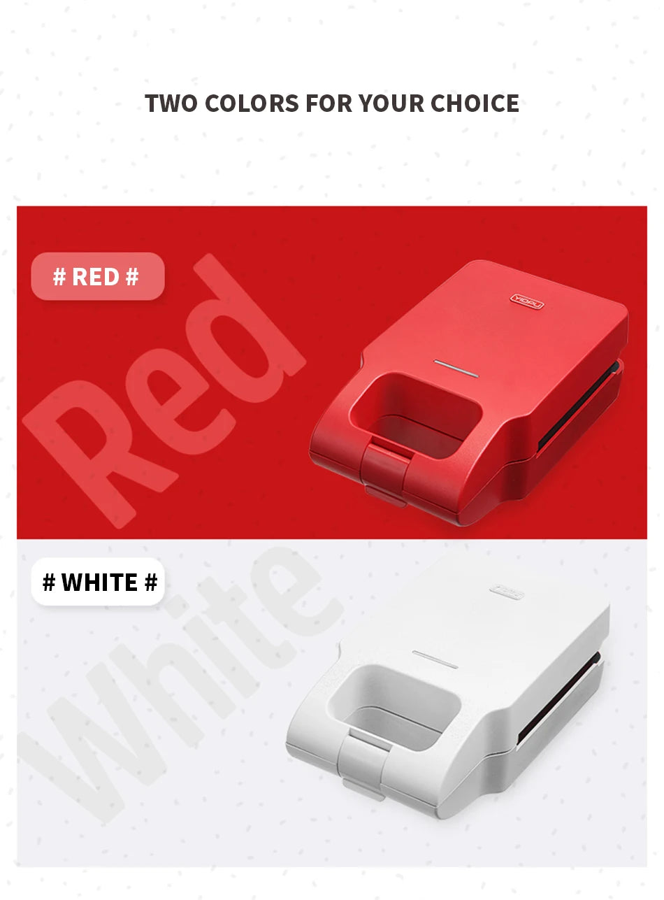 YIDPU Sandwich New 2025 breakfast machine divine tool household bread machine light food machine waffle multifunctional toaster.