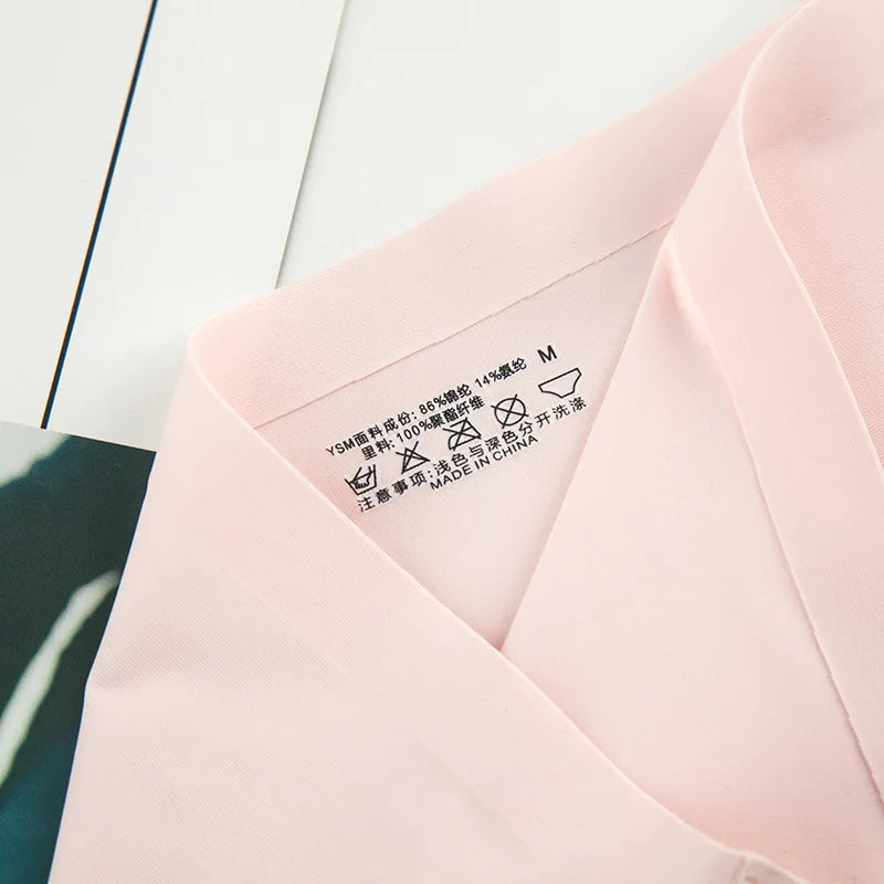 4PCS/Set Plus Size Women's Panties Solid Seamless Underwear Comfortable Breathable Ice Silk Sexy Lingerie Intimates Underpants.