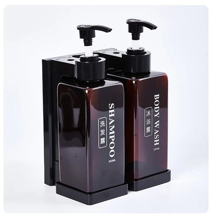 300 ml Hotel-Seifenspender zur Wandmontage, nachfüllbarer Shampoo- und Spülungsspender, für Badezimmerbedarf, Hotelparty