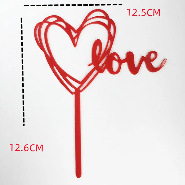 10 Stück Roségold Happy Birthday Kuchendeckel Silber Schwarz Schlichtes Design Acryl Kuchendeckel Babyparty Party Dessert Dekoration.