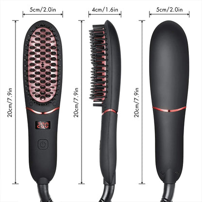 Hot Comb Beard Straightener Brush PTC Multifunctional Household Quick Beard Styler Hair Straightening.