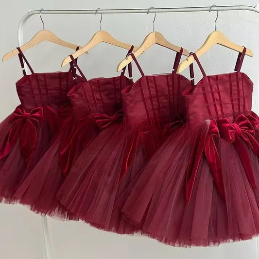 Mädchen Sling Prinzessin Kleid Kinder Kleid Neue Geburtstag Party Outfit Formelle Veranstaltung Passende Leistung Tragen Kleider