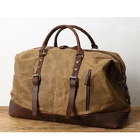 Vintage Crazy Horse Echtes Leder Männer Reisetaschen Gepäck Reisetasche Leder Männer Duffle Bag Große Männer Wochenende Tasche Übernachtung.