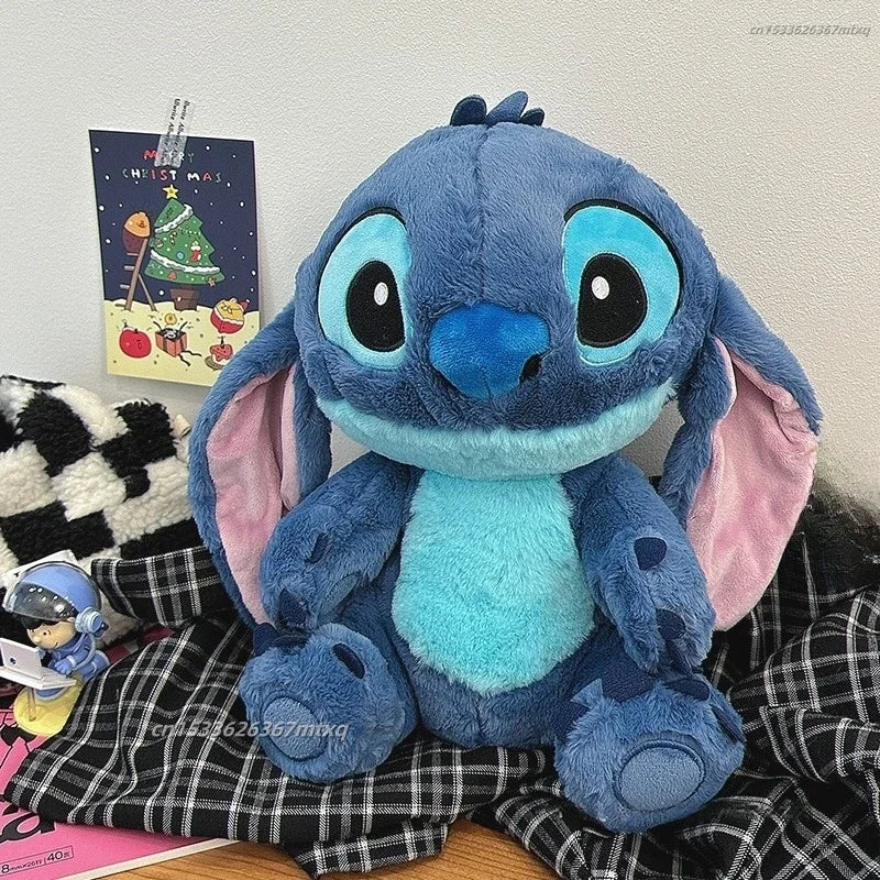 Soft Disney Lilo and Stitch Stuffed Stitch Plush Toy Lovely Stitch Christmas Cuddly Pillow Soft Angel Plushie Xmas Gift Girl.