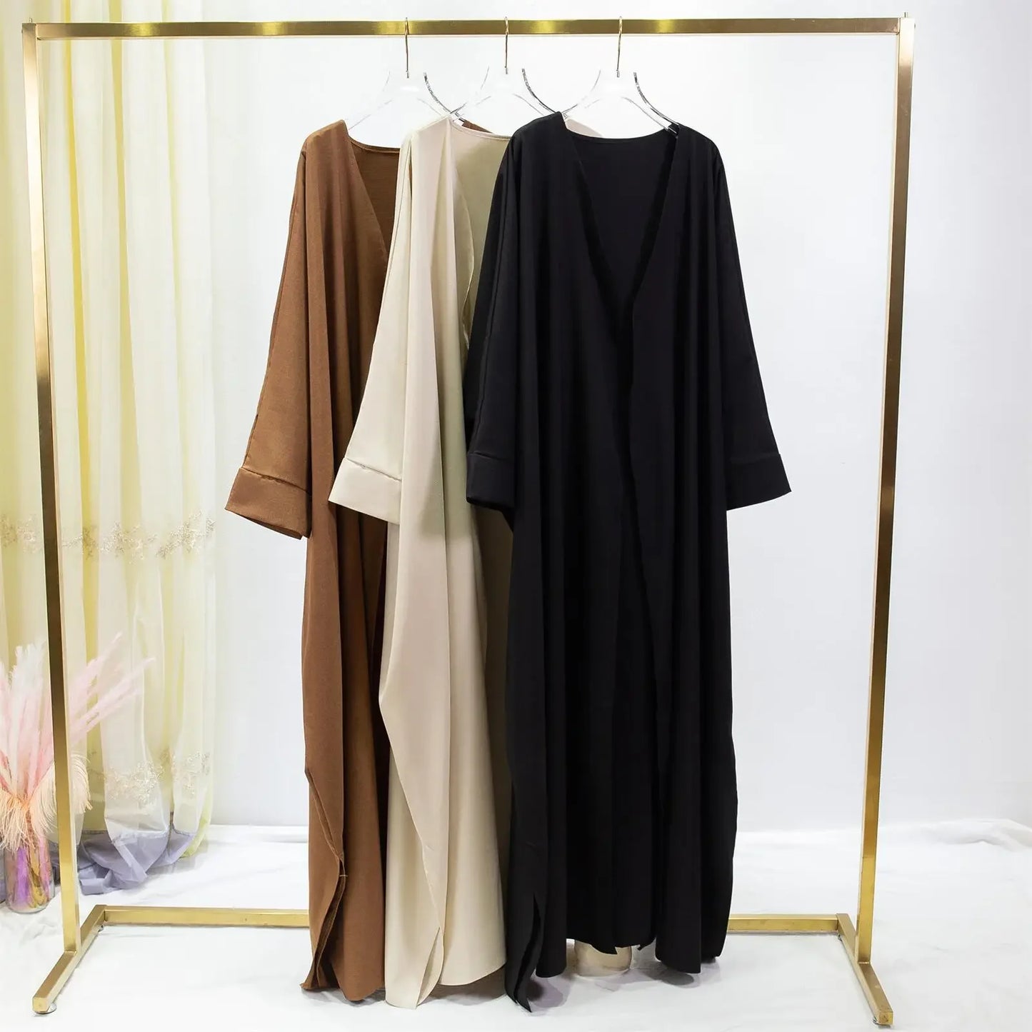Women's Traditional Arabian Batwing Sleeve Abaya Muslim Loose Maxi Length Dress Women Jilbabs.